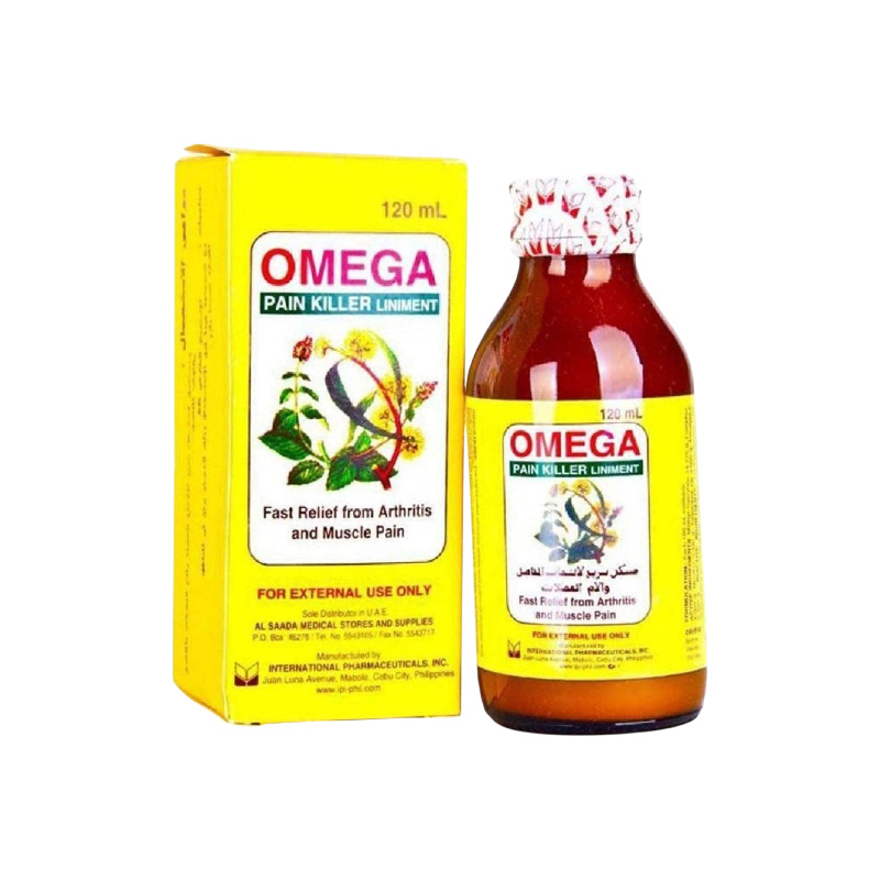 Picture of OMEGA Pain Killer Balm Relief Liniment Oil for Arthritis and Muscle Pain (Philippines) - 120ml