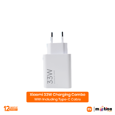 Picture of Xiaomi 33W Charging Combo (Type-A) with Type-C Cable- White (EU Plug)