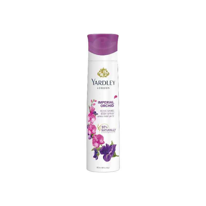 Picture of Yardley London Imperial Orchid Body Spray For Women, 150 ml