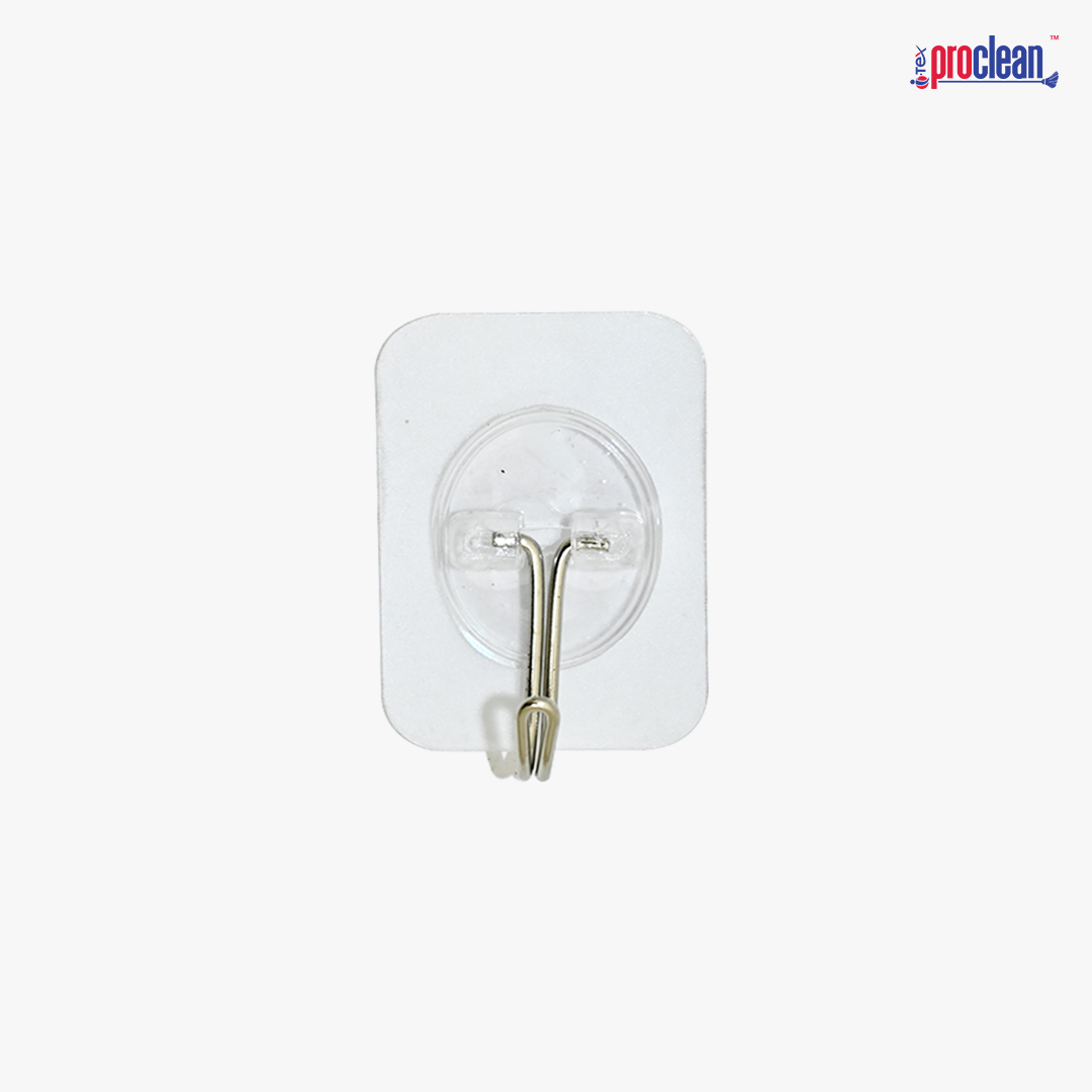 Picture of Adhesive Hooks_WH-2227 (Set of 6 Pcs) for Hanging Heavy Weights - Bathroom & Kitchen - Waterproof Clear Hooks, Kitchen Accessories, and More - No Drilling Required - Great Choice for Your Home Improvement