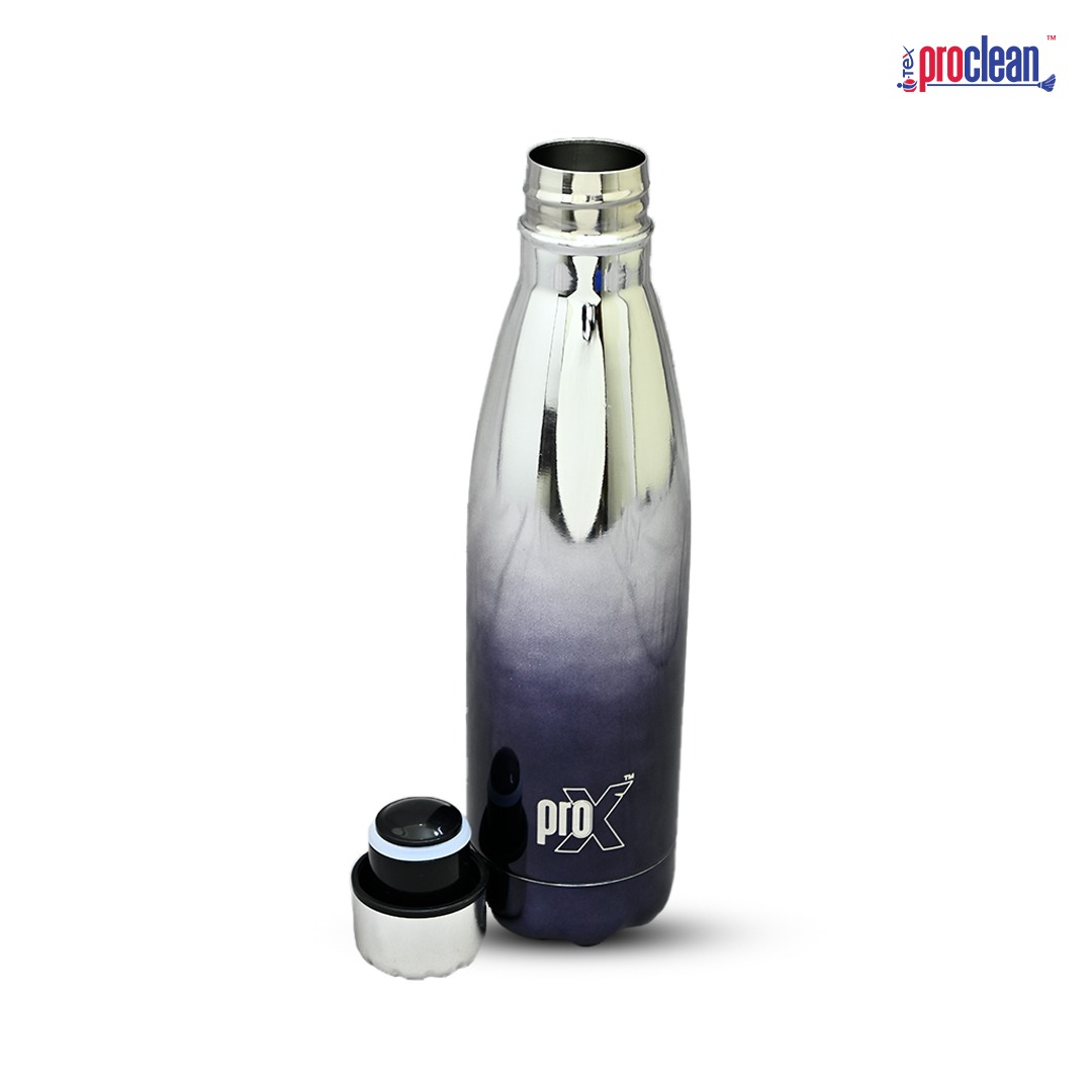 Picture of ProX Vacuum Insulated Stainless Steel Water Bottle WB-1657 ( 500ml )- Vacuum Insulated Metal Water Bottle - Standard Mouth Flask - BPA Free - Straw Water Bottle for Gym, Travel, Sports