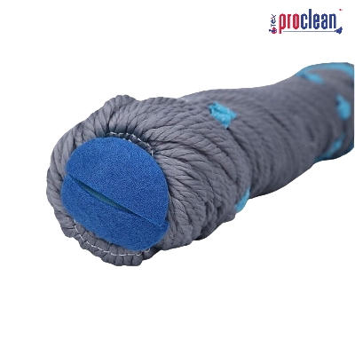 Picture of Proclean Regular Self-Wringing Twist Mop TM-0810 (New) for Floor Cleaning. Easy Squeeze Twist Mop . Long Handled Microfiber Floor Mop for Kitchen, Hardwood, Restaurant, Bathroom, Garages, Warehouses, Office.