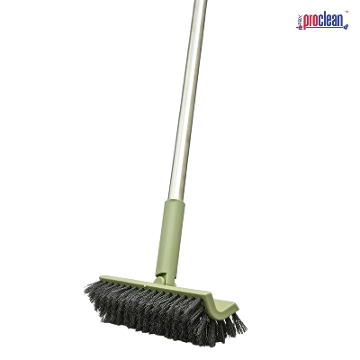 Picture of Proclean Floor Scrubbing Brush_FB-1145, Cleaning Bathroom Floor Brush, Wall Corner Split Brush, Multifunctional Floor Brush with Long Handle