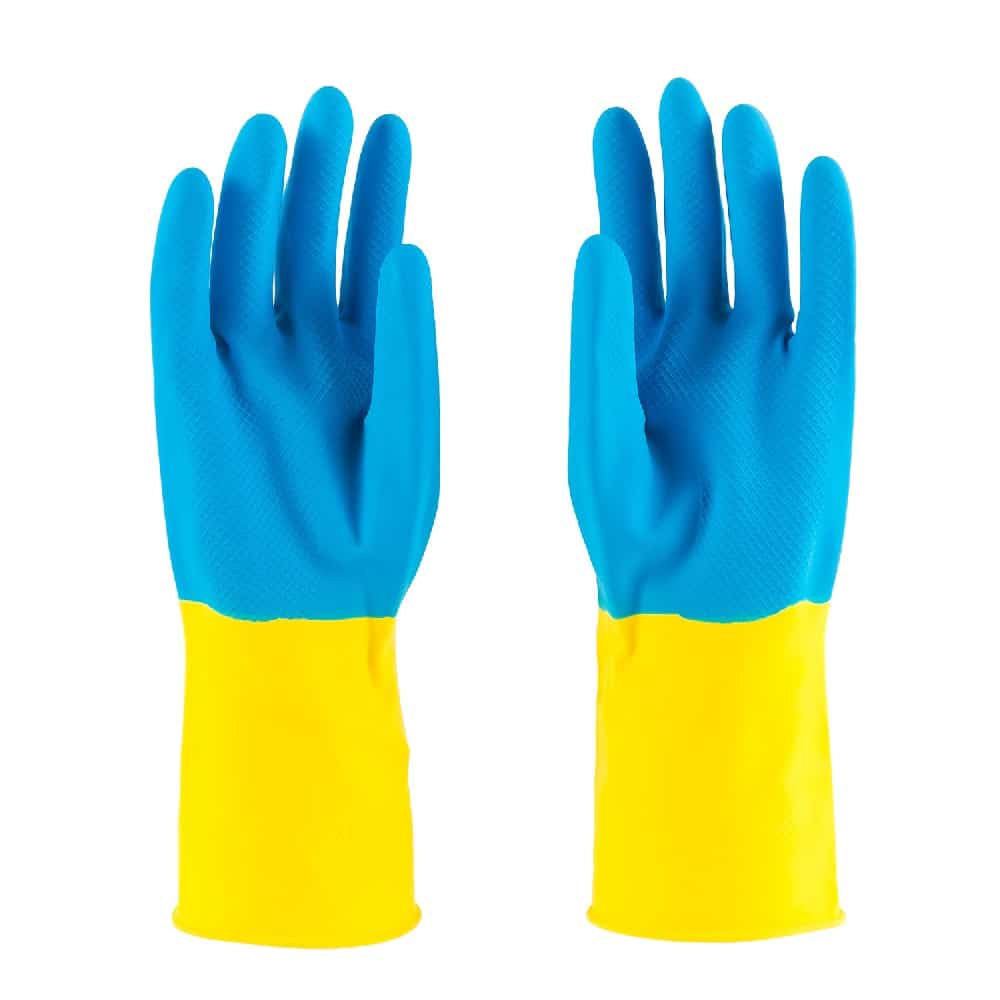 Picture of Proclean Regular Kitchen Dishwashing Cleaning Gloves_1 Pair_KG-0728 , Colorful Reusable Household Cleaning Gloves for Washing Dishes and Cleaning Tasks, Flexible Long-lasting and Non-Slip