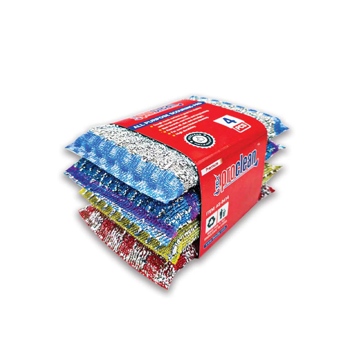 Picture of 8 Pcs Pack Scouring Pads for Pots / Non- Scratch Cleaning for Pans_AS-0414-8