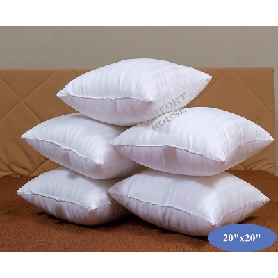 Picture of Fiber Cushions Pure White (20"x20")_Set of 5