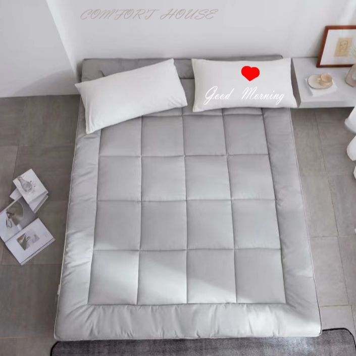 Picture of Comfort House Gray Cooling Mattress Topper Full for Back Pain Extra Thick Mattress Pad (7 FeetX4 Feet)