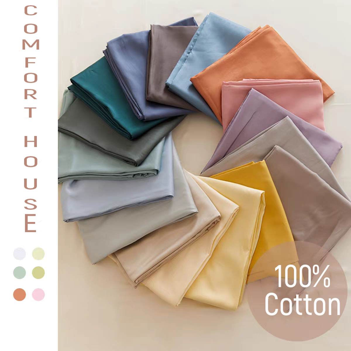 Picture of White Colour Single Size Bed Sheet For Hostel