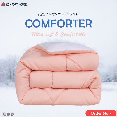Picture of ComfortHouse Solid Colour Luxury Lightweight Comforter - Experience Cozy Warmth and Style for Winter - Easy to Maintain