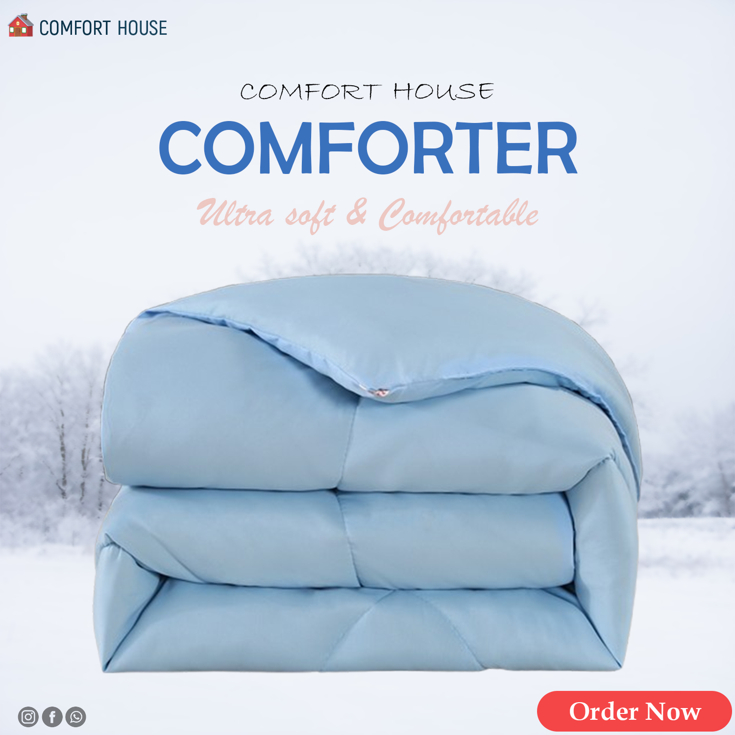 Picture of Ultra Soft Pure Color Lightweight King Comforter comes with Maximum Comfortable
