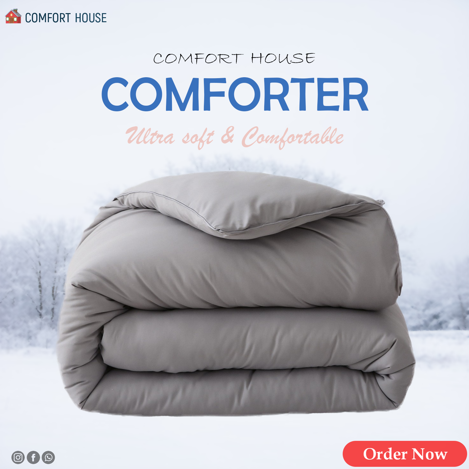 Picture of Ultra Soft Pure Color Lightweight King Comforter comes with Maximum Comfortable
