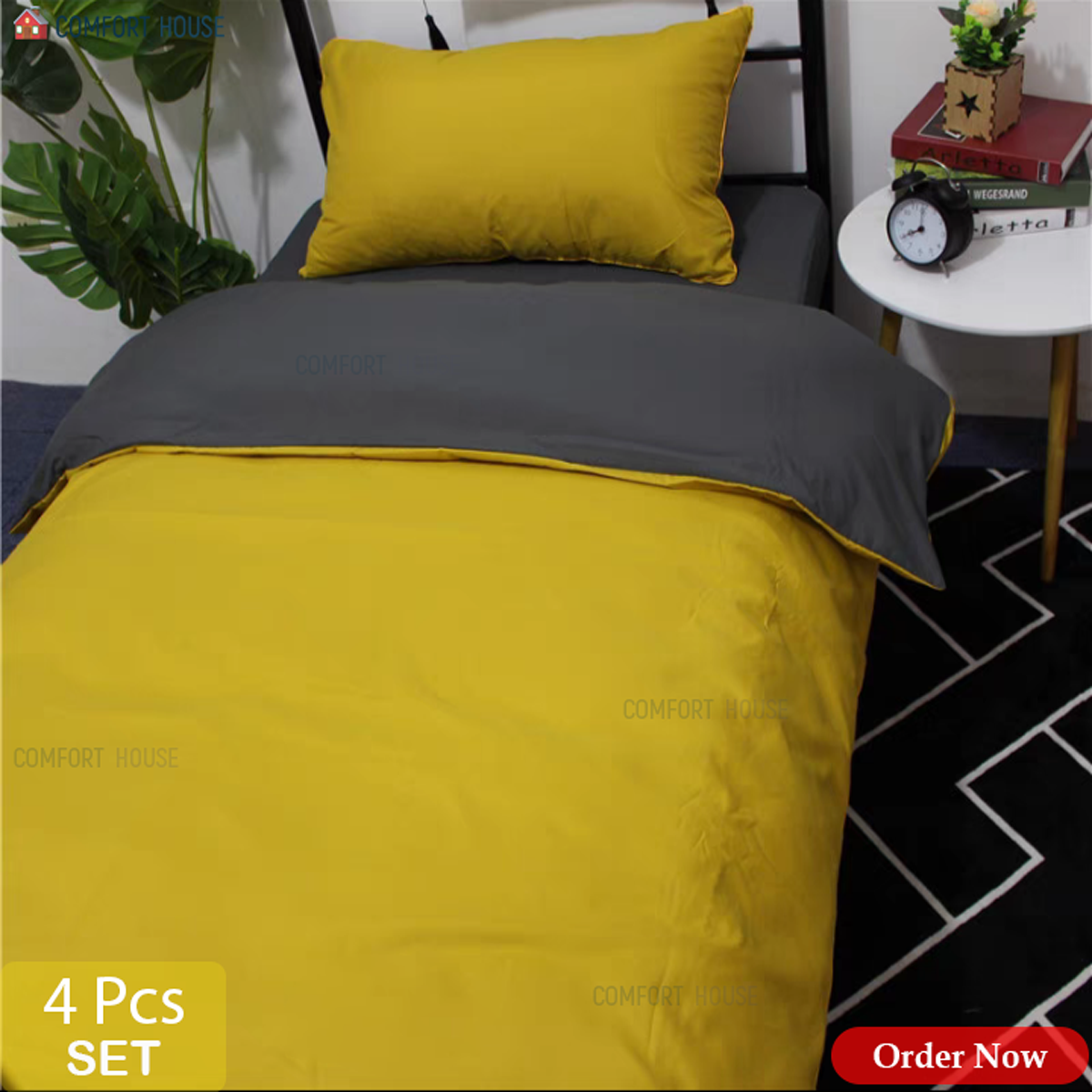 Picture of Experience our New Comforthouse Solid color Luxury Single Comforter Set for Student Dormitory