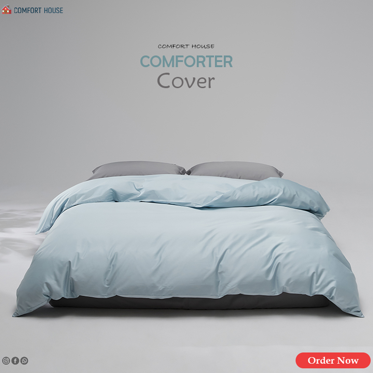 Picture of Comfort House Light Luxury Hotel-Style 100% Long-Staple Cotton Quilt Cover with Zipper