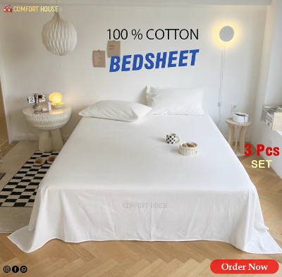 Picture of Comfort House – Ultimate Luxury Cotton Bedsheet with Two Pillow Covers