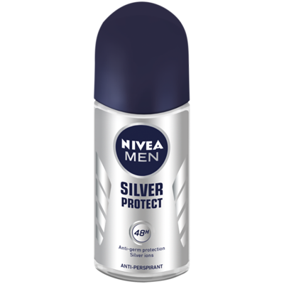 Picture of International Germany product Deodorant Roll on NIVEA MEN Silver Protect used for male - 50ml