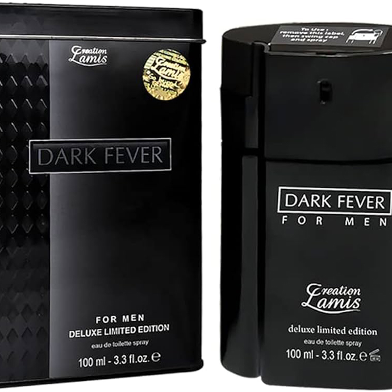 Picture of International UAE product Body perfume party scent creation Lamis Dark Fever used for male - 100 ml
