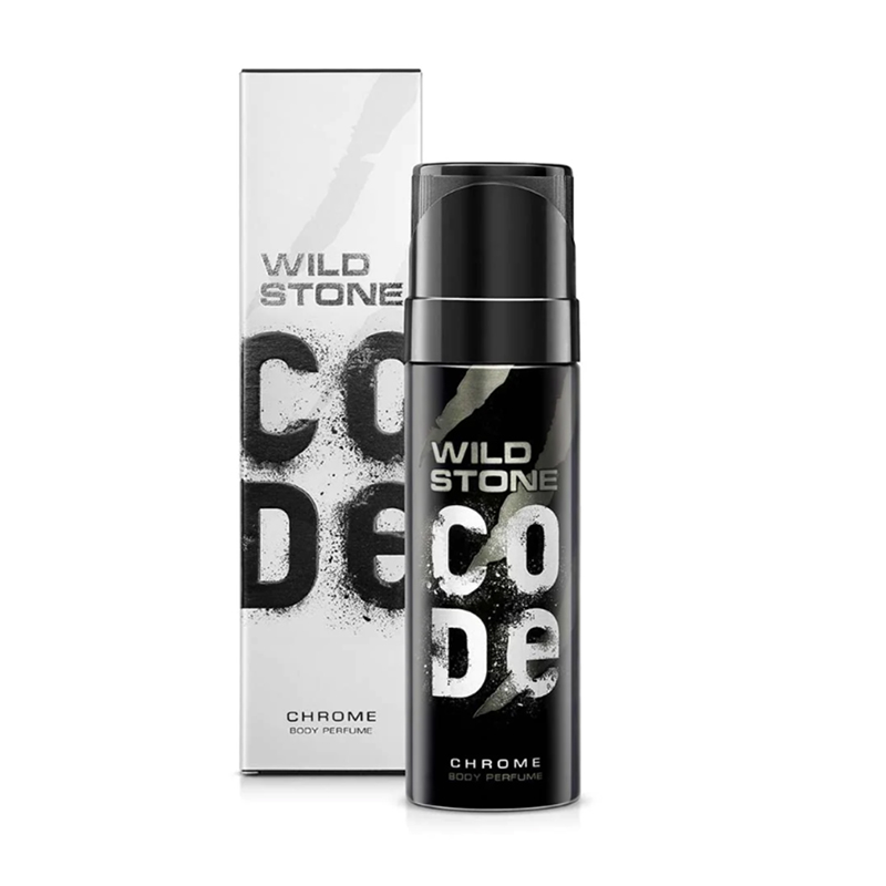 Picture of Indian product Body Spray Wild stone code Chrome used for male/ female- 120 ml