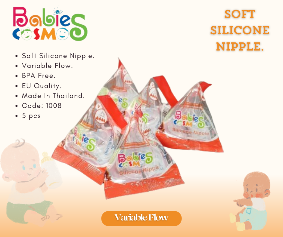 Picture of Babies Cosmos Silicone Nipple - Variable Flow (1008)