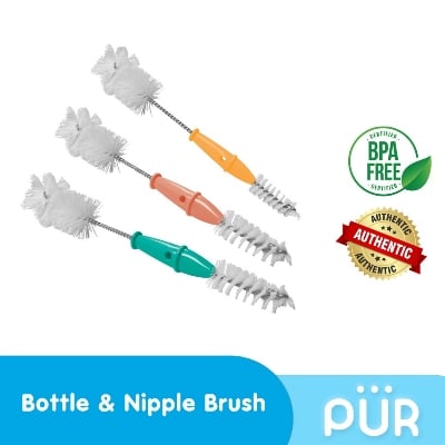 Picture of Pur 2 in 1 Bottle & Nipple Brush - (6106)