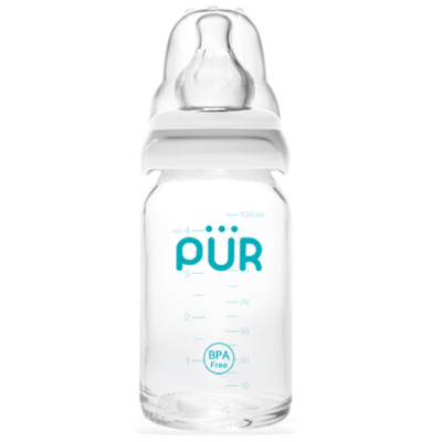Picture of Pur Glass Feeding Bottle 4oz./130ml. - (1202)