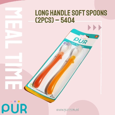 Picture of Pur Long Handle Soft Tip Spoon (2pcs) - (5404)