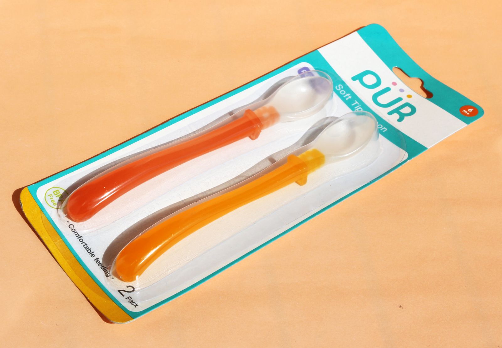Picture of Pur Long Handle Soft Tip Spoon (2pcs) - (5404)