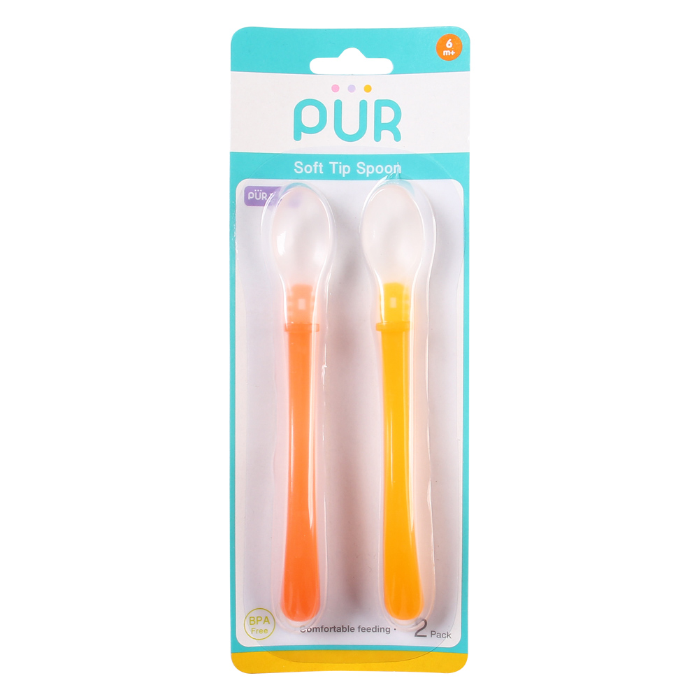 Picture of Pur Long Handle Soft Tip Spoon (2pcs) - (5404)