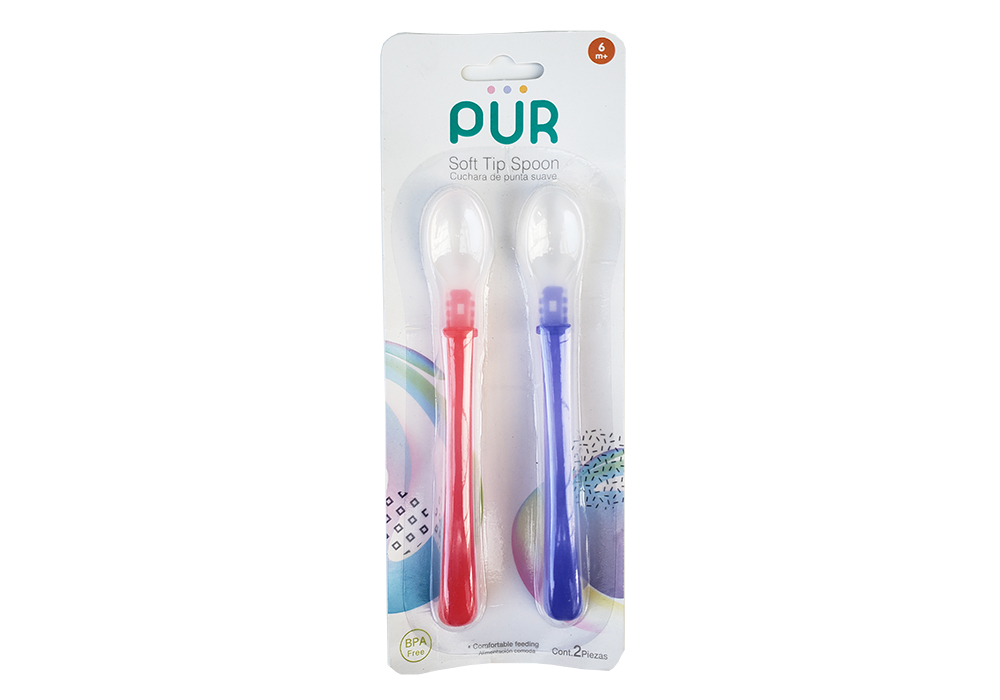 Picture of Pur Long Handle Soft Tip Spoon (2pcs) - (5404)
