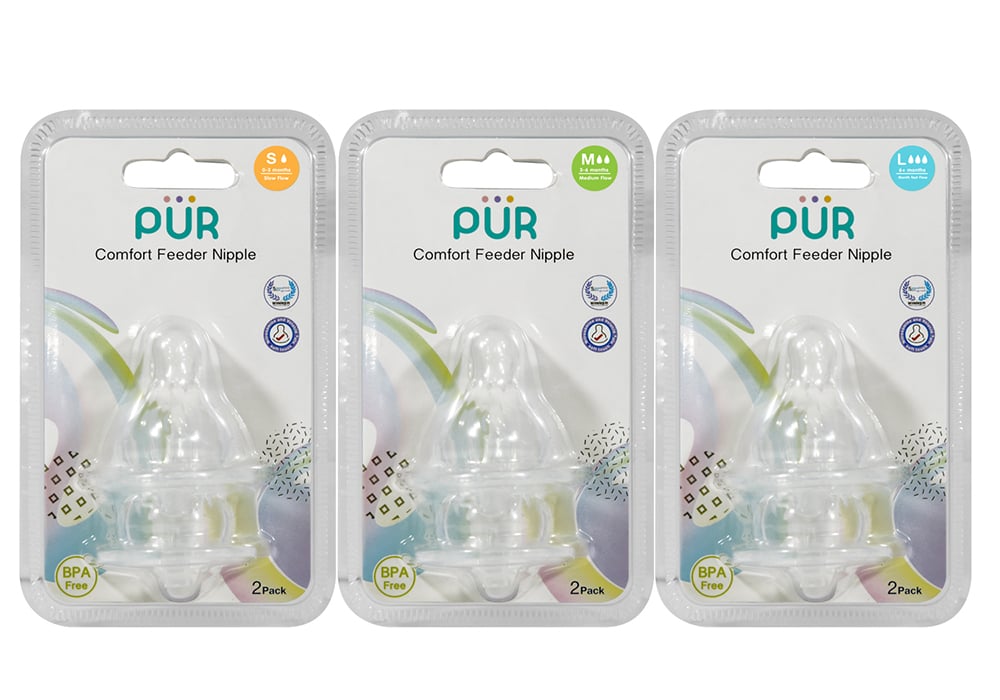 Picture of Pur Comfort Feeder S/N Nipple (2pc-S) - (1611)