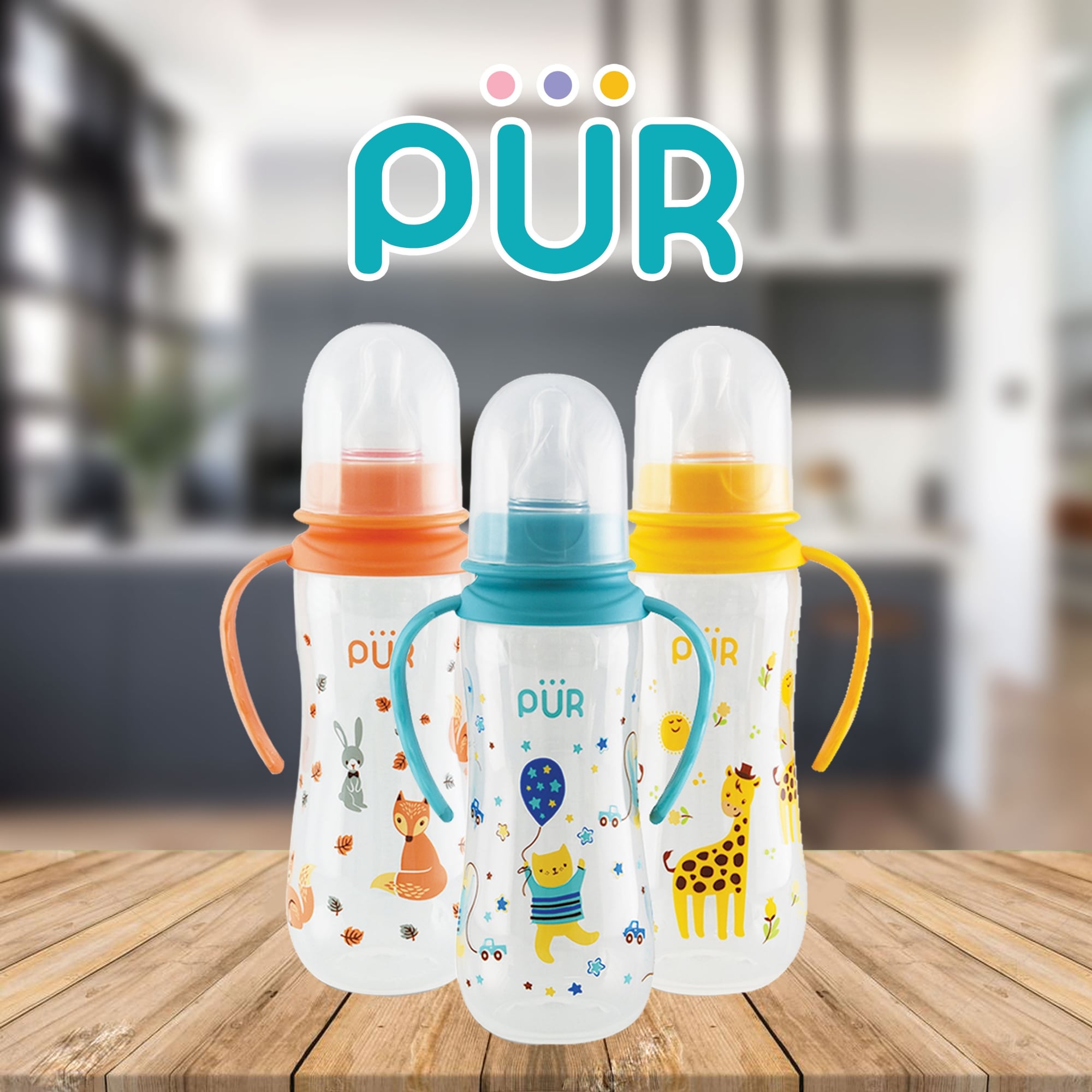 Picture of Pur Feeding Bottle W/H 9oz./250ml. - (9014)