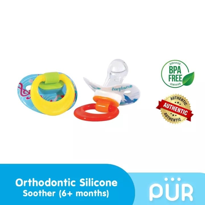 Picture of Pur Orthodontic Silicone Soother (6m+) - (14031)