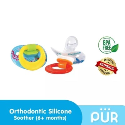 Picture of Pur Orthodontic Silicone Soother (6m+) - (14031)