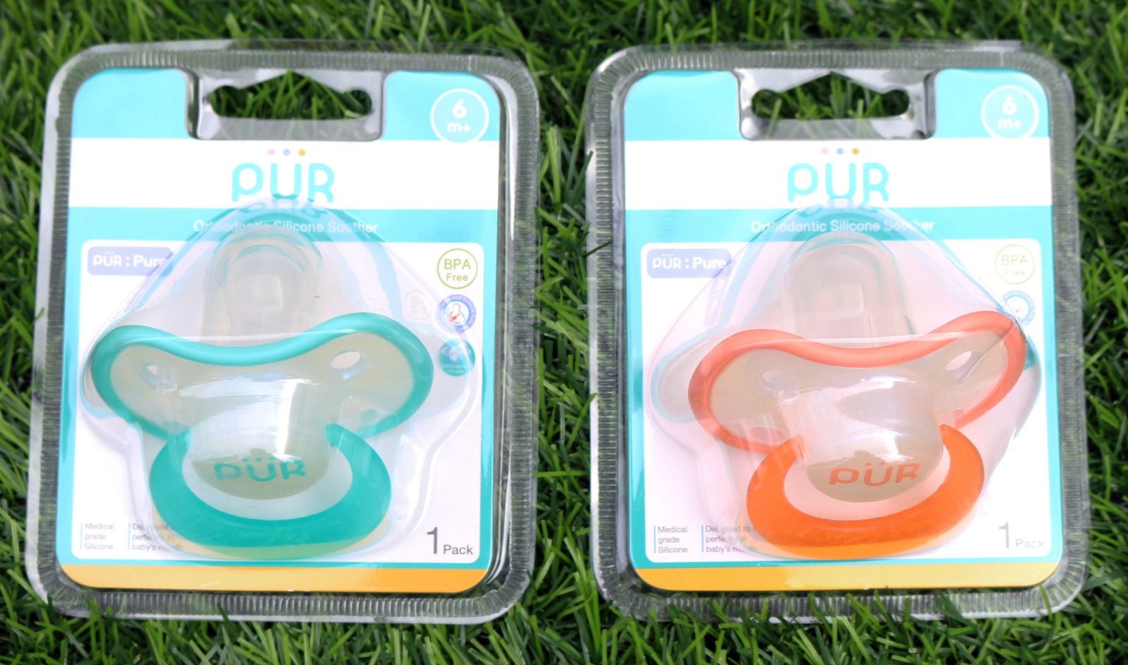 Picture of Pur Orthodontic Silicone Soother (6m+) - (14019)