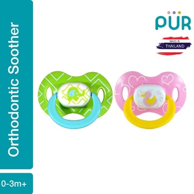 Picture of Pur Orthodontic Silicone Soother (0-3m+)- (14015)