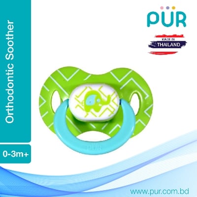 Picture of Pur Orthodontic Silicone Soother (0-3m+)- (14015)