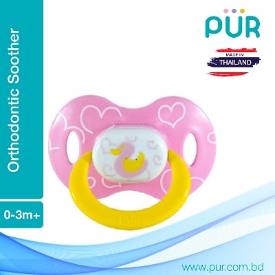 Picture of Pur Orthodontic Silicone Soother (0-3m+)- (14015)