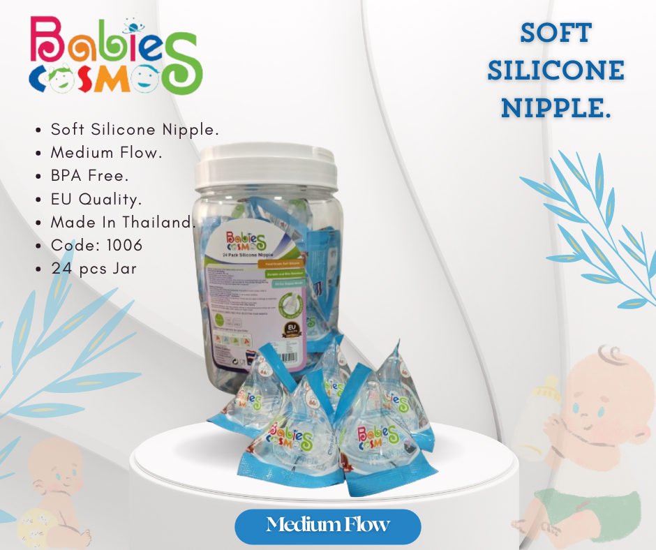 Picture of Babies Cosmos Silicone Nipple - Medium Flow (1006)