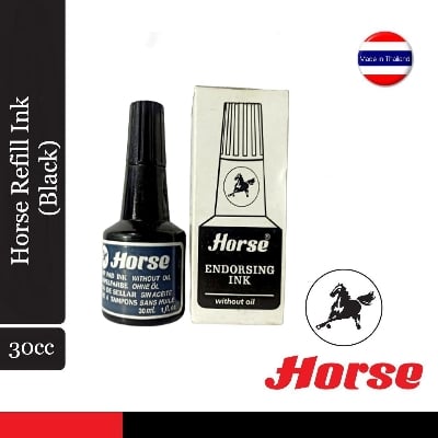 Picture of Horse Stamp Pad Refill Ink 30cc.