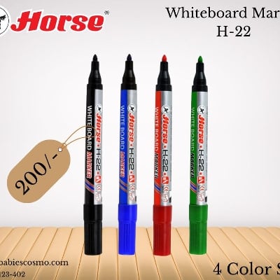Picture of Horse Whiteboard Marker H-22 (4pc - 4 Color)