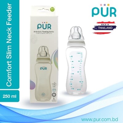 Picture of PUR Comfort Feeder Slim Neck Bottle 8oz./250ml. (1603)