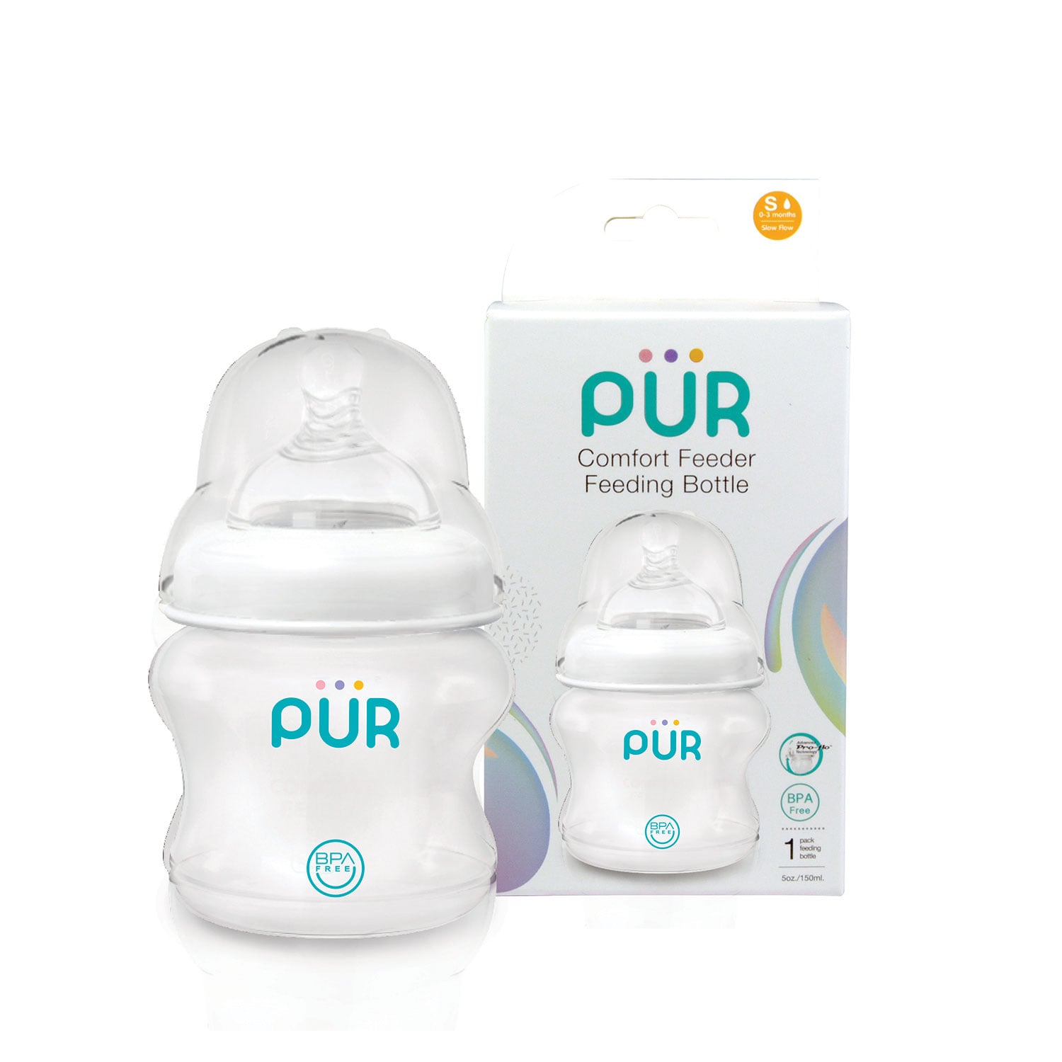 Picture of PUR Comfort Feeder Wide Neck Bottle 5oz./150ml. - (1301)