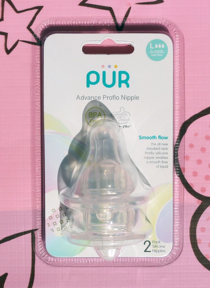 Picture of PUR Gentle Touch Slim Neck Nipple Size L-2pk (1813)