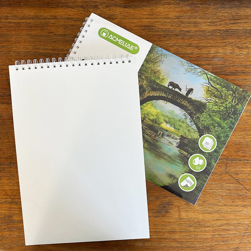 Picture of 44025 - Acmeliae Color Pad For Oil Based Color Pencils (30 Page, 160g, 8K 375*260mm)