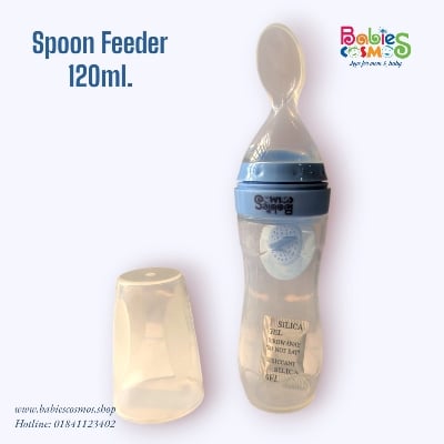 Picture of Babies Cosmos Silicone Feeder With Spoon 3oz./90ml. (1004)