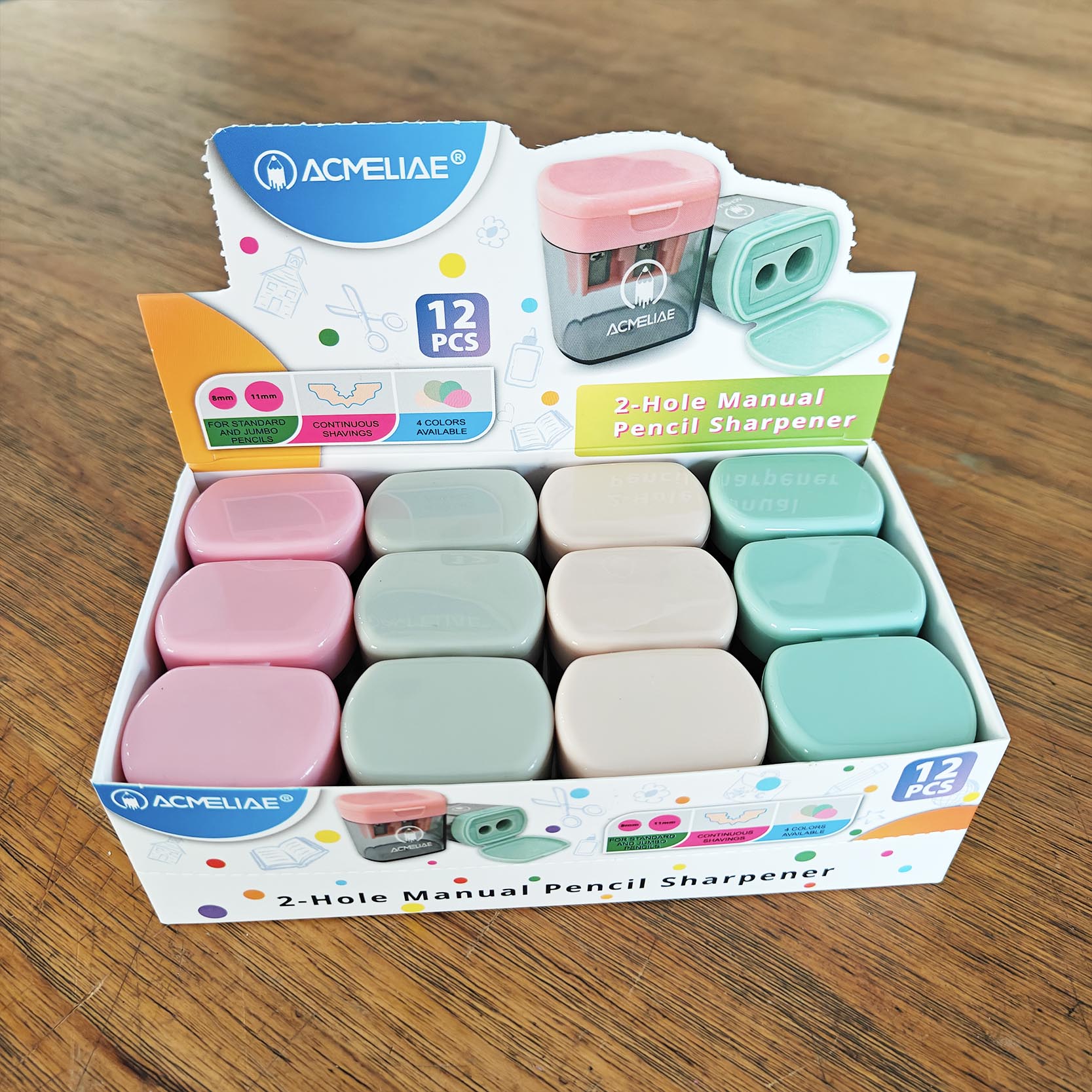 Picture of Acmeliae 2 Hole Sharpener (SP-001) Any Color