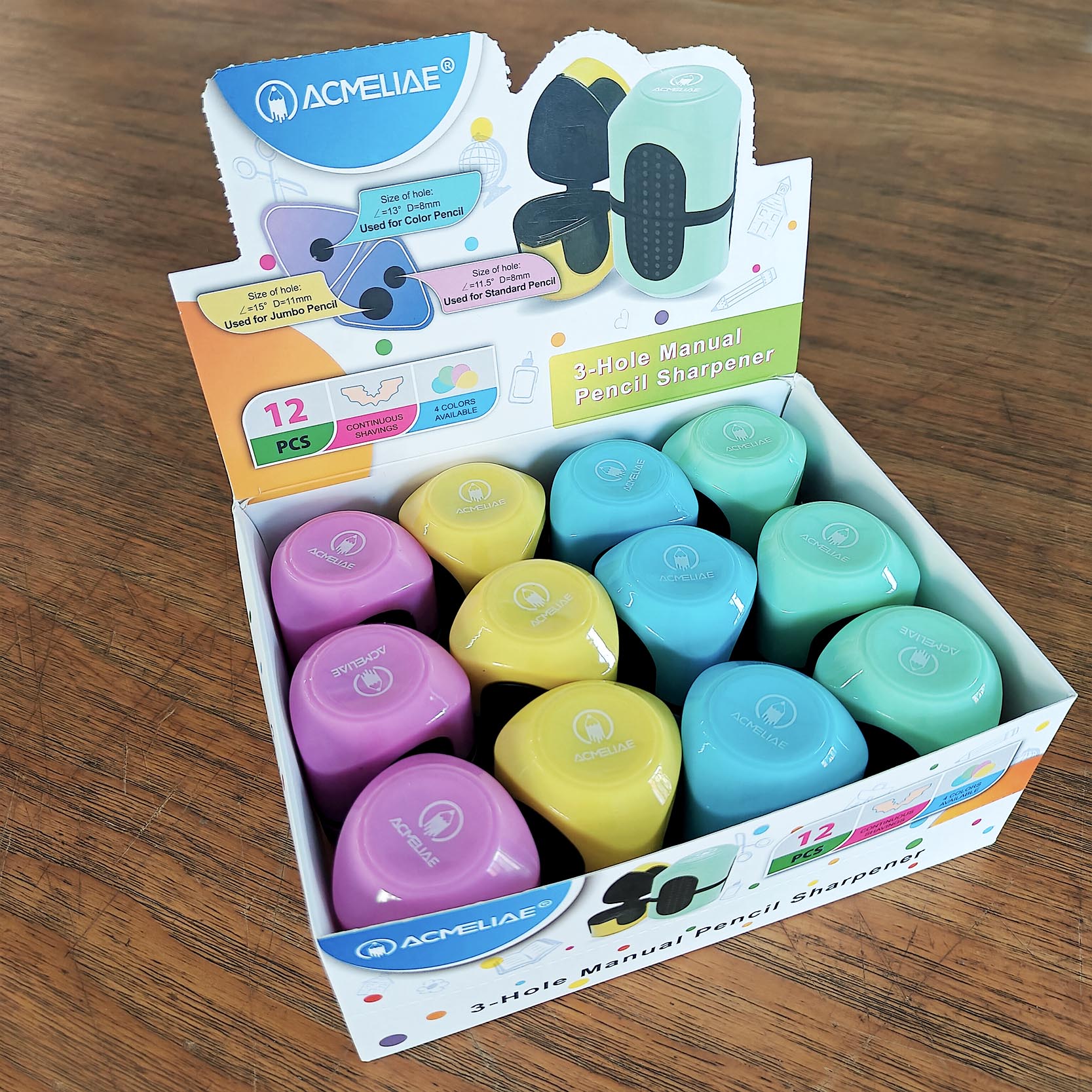 Picture of Acmeliae 3 Hole Sharpener (SP-002)