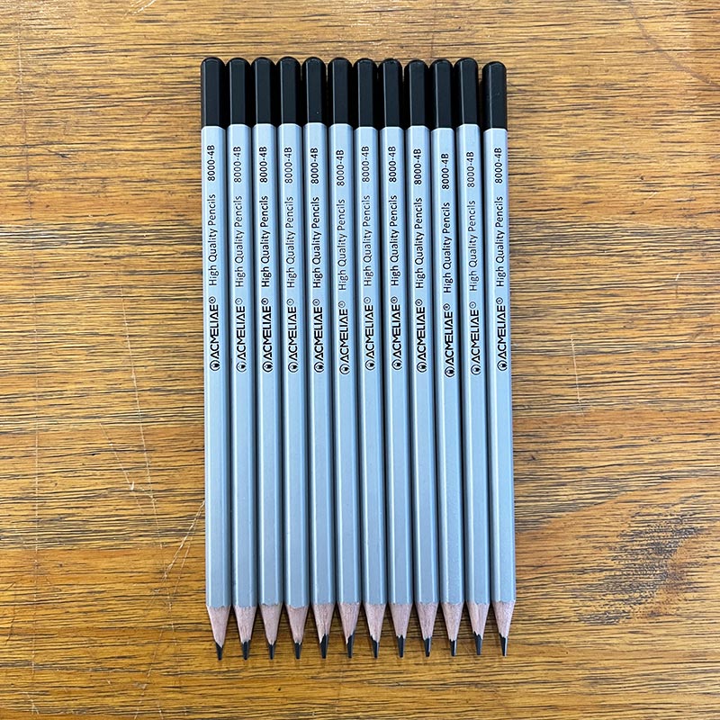 Picture of Acmeliae 4B Drawing Pencils (8000-4B) 12pcs Box