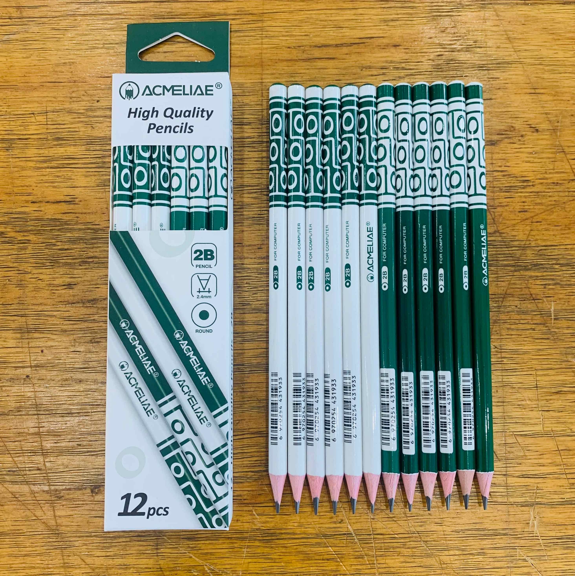 Picture of Acmeliae 2B Graphite Pencils 12pcs Box (43203)