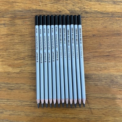 Picture of Acmeliae 8B Drawing Pencils (8000-8B) 12pcs Box