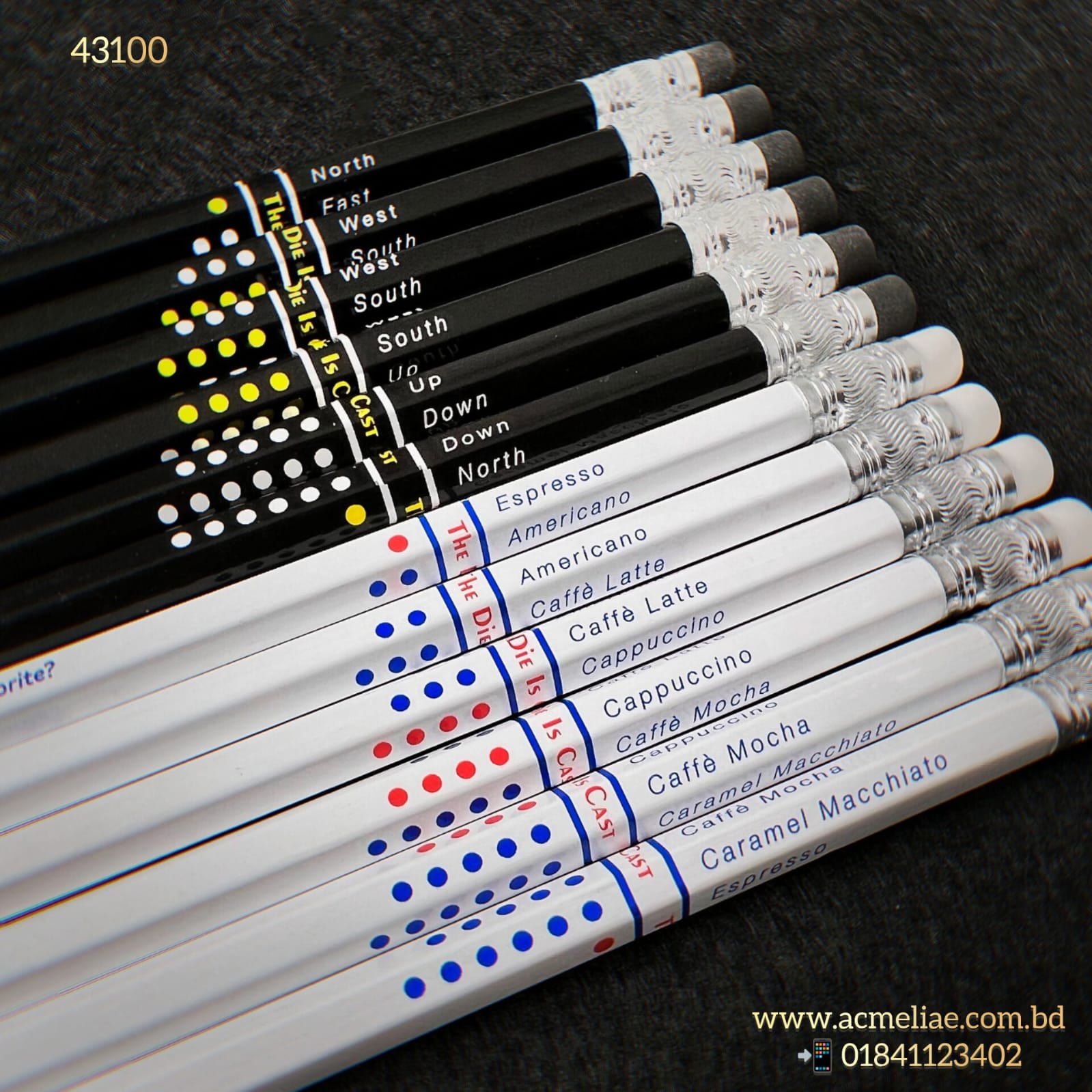 Picture of Acmeliae HB Graphite Pencils 48pcs Jar (43100)